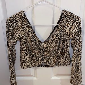 Cheetah Long Sleeve Top